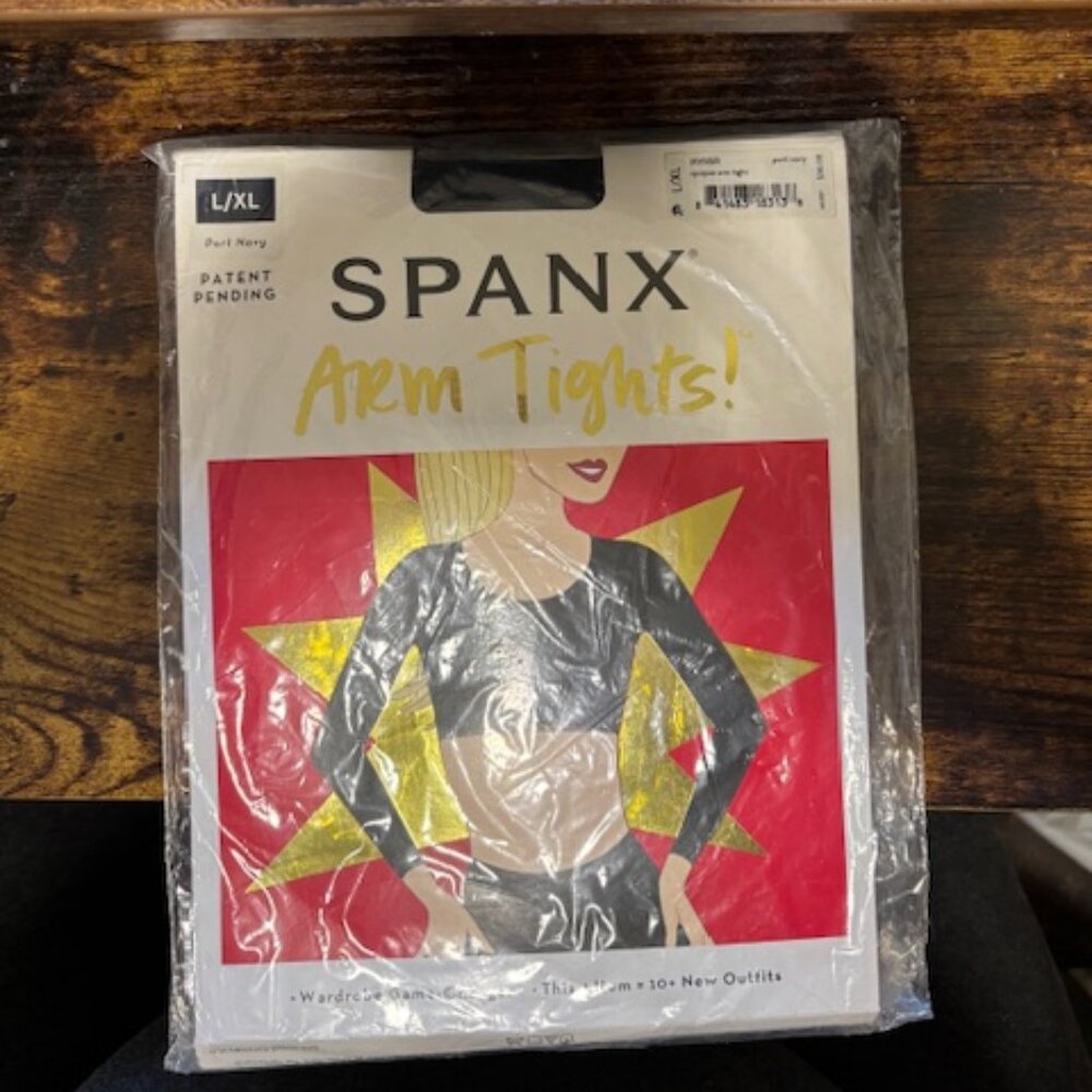 NWT - SPANX Arm Tights -Port Navy L/XL - in Original Package/Sealed